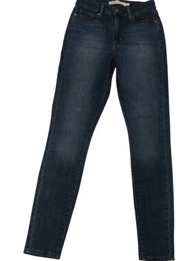 Levi Strauss Signature Dark Blue Women's High Rise Jeans SZ 2